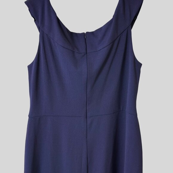 Connected Apparel Size 16 Scoop Neckline  Professional Jumpsuit Zipper Closure - Picture 12 of 16